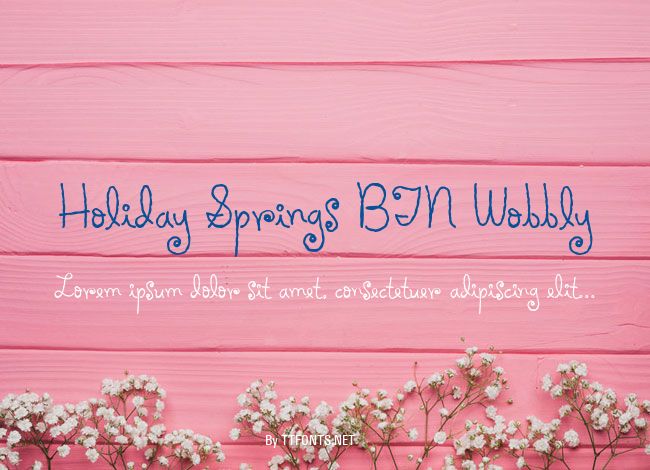 Holiday Springs BTN Wobbly example